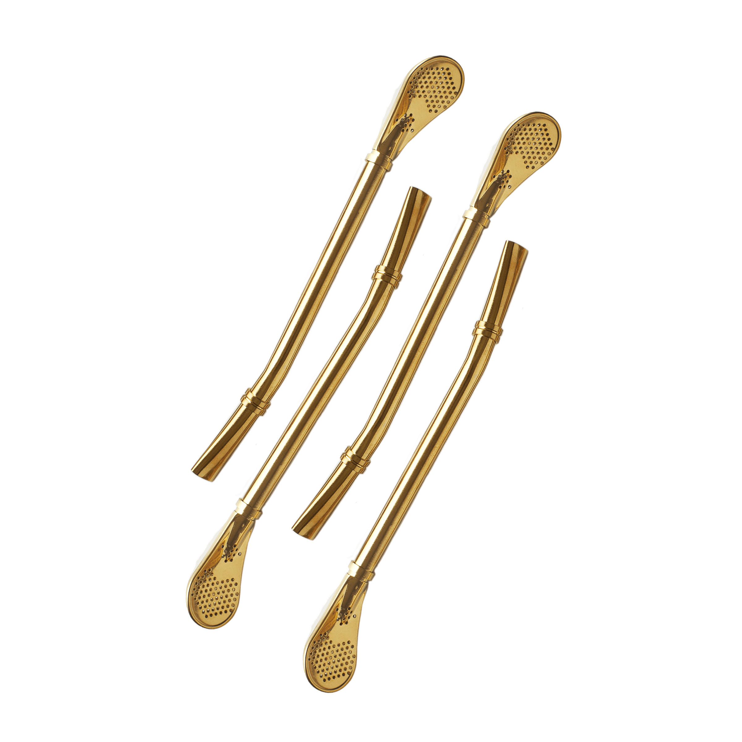 Thick Straws - Gold - Set of 2 – GlobeIn