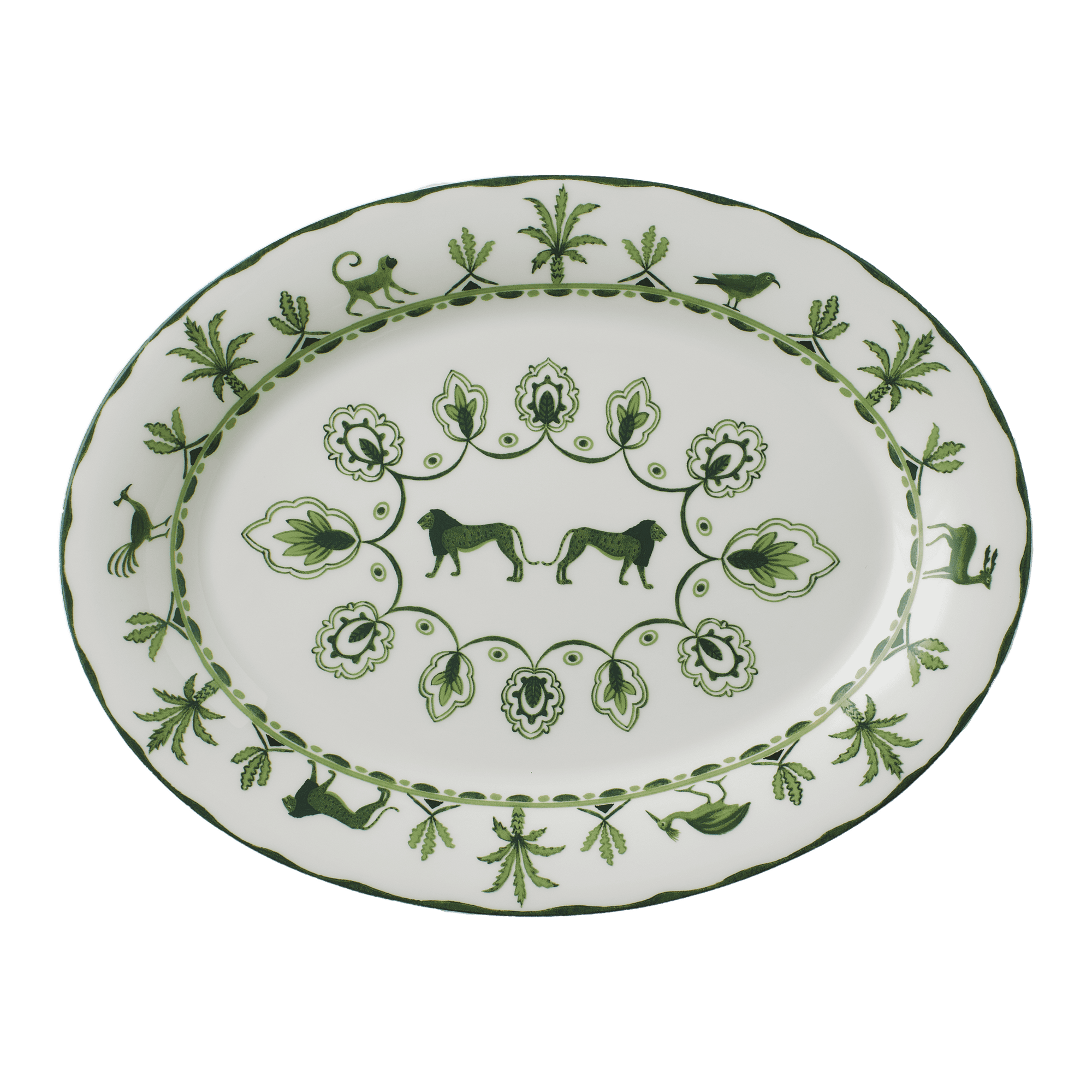 Sultan's Garden Oval Platter